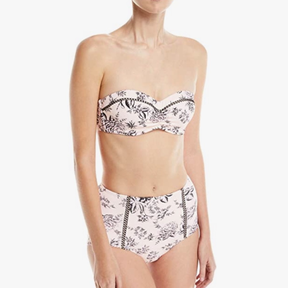 NWT SeafollyHigh Waisted Pant Bikini Bottom